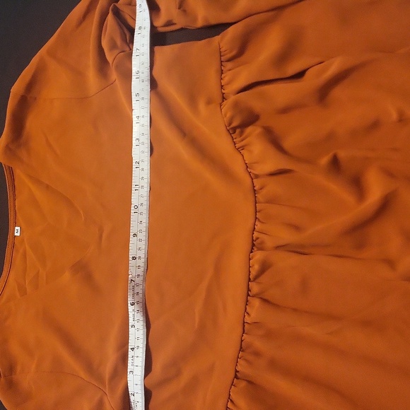 Long Sleeve Peasant Dress - Picture 2 of 6